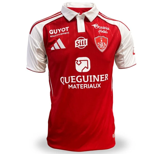 Stade Brestois Domácí Dres 2025/26 Stade Brestois Domácí Dres 2025/26