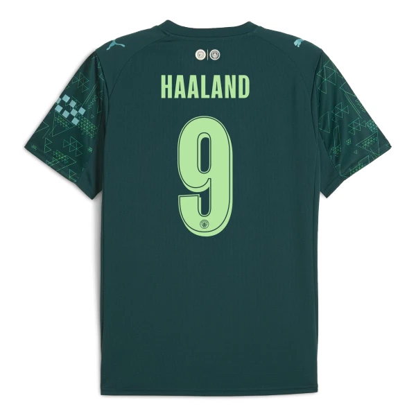 Manchester City Erling Haaland 9 Čtvrtý Dres 2025/26 EA Sport Manchester City Erling Haaland 9 Čtvrtý Dres 2025/26 EA Sport