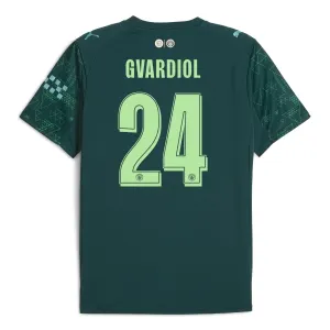 Manchester City Josko Gvardiol 24 Čtvrtý Dres 2025/26 EA Sport