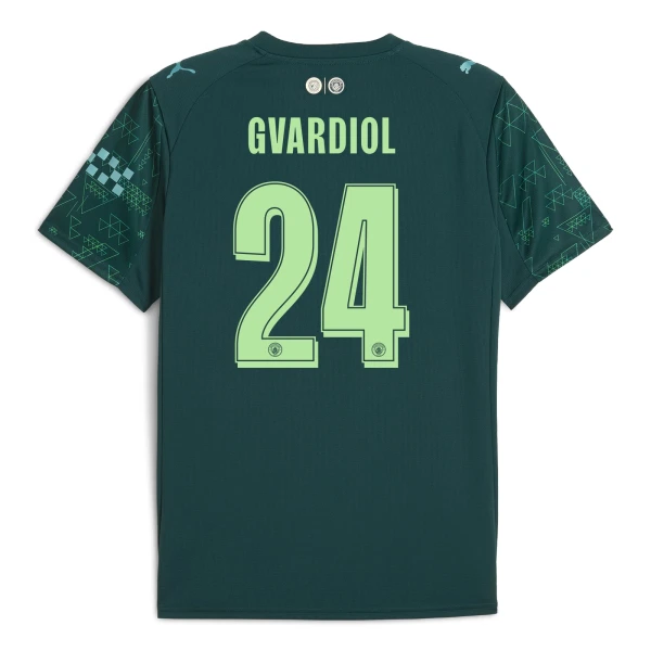 Manchester City Josko Gvardiol 24 Čtvrtý Dres 2025/26 EA Sport Manchester City Josko Gvardiol 24 Čtvrtý Dres 2025/26 EA Sport