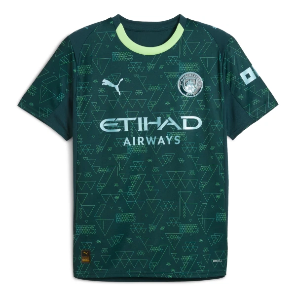 Manchester City Omar Marmoush 7 Čtvrtý Dres 2025/26 EA Sport