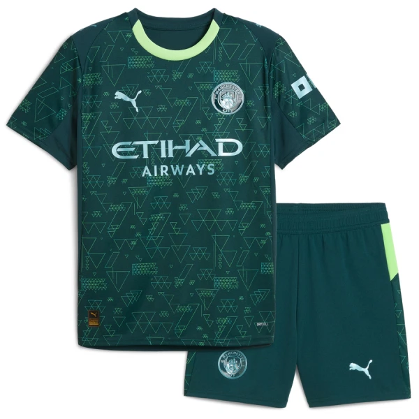 Manchester City Omar Marmoush 7 Dětský Čtvrtý Dres 2025/26 EA Sport