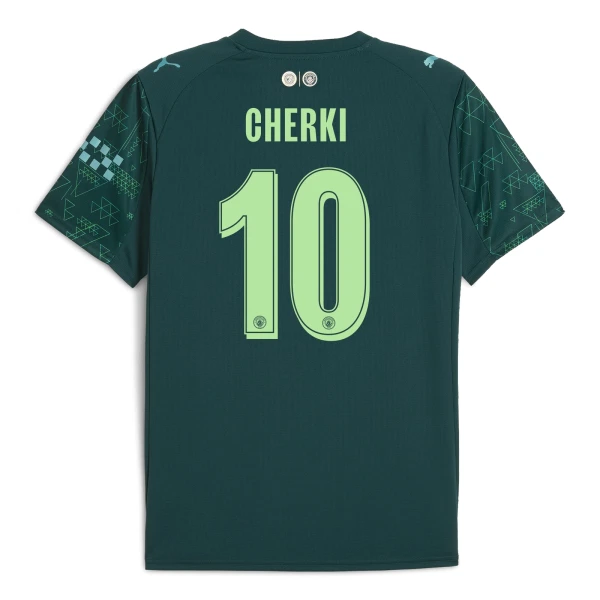 Manchester City Rayan Cherki 10 Čtvrtý Dres 2025/26 EA Sport Manchester City Rayan Cherki 10 Čtvrtý Dres 2025/26 EA Sport
