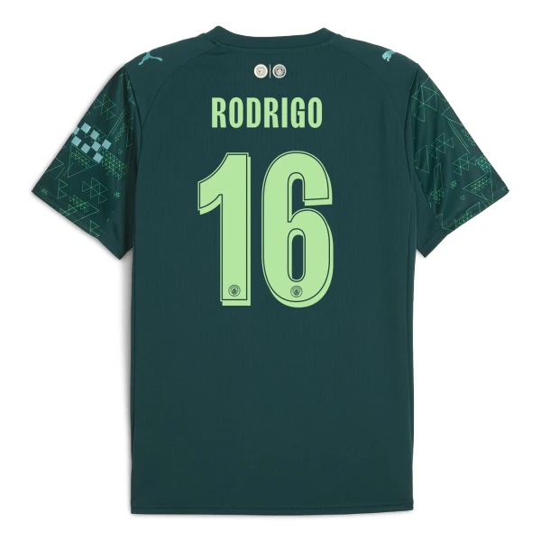 Manchester City Rodrigo 16 Čtvrtý Dres 2025/26 EA Sport Manchester City Rodrigo 16 Čtvrtý Dres 2025/26 EA Sport