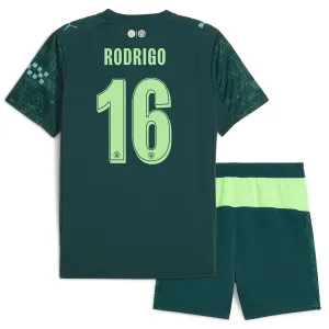 Manchester City Rodrigo 16 Dětský Čtvrtý Dres 2025/26 EA Sport