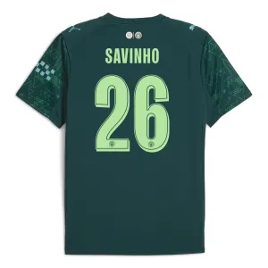 Manchester City Savinho 26 Čtvrtý Dres 2025/26 EA Sport