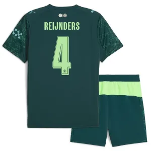 Manchester City Tijjani Reijnders 4 Dětský Čtvrtý Dres 2025/26 EA Sport