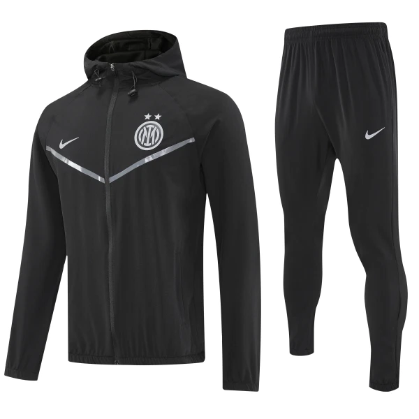 Inter Milán Mikina s Kapucí 2025/26 Černá Inter Milán Mikina s Kapucí 2025/26 Černá