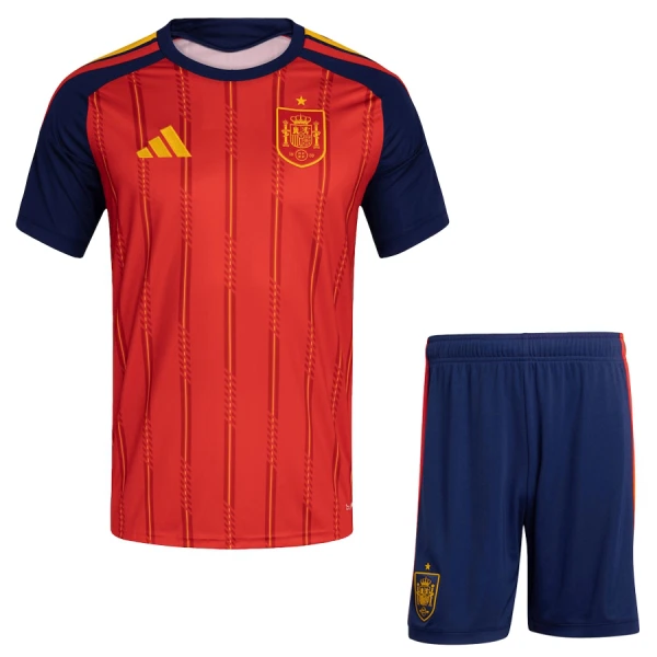 Španělsko Dětský Domácí Dres MS 2026 Španělsko Dětský Domácí Dres MS 2026
