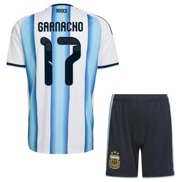 Argentina Garnacho 17 Dětský Domácí Dres MS 2026 Argentina Garnacho 17 Dětský Domácí Dres MS 2026