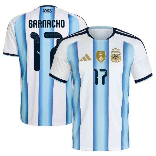 Argentina Garnacho 17 Domácí Dres MS 2026