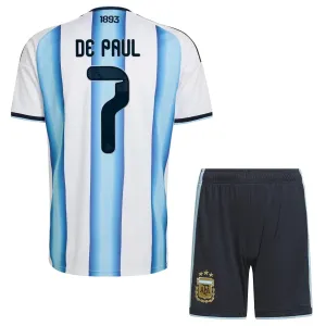 Argentina R. de Paul 7 Dětský Domácí Dres MS 2026