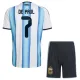 Argentina R. de Paul 7 Dětský Domácí Dres MS 2026 Argentina R. de Paul 7 Dětský Domácí Dres MS 2026