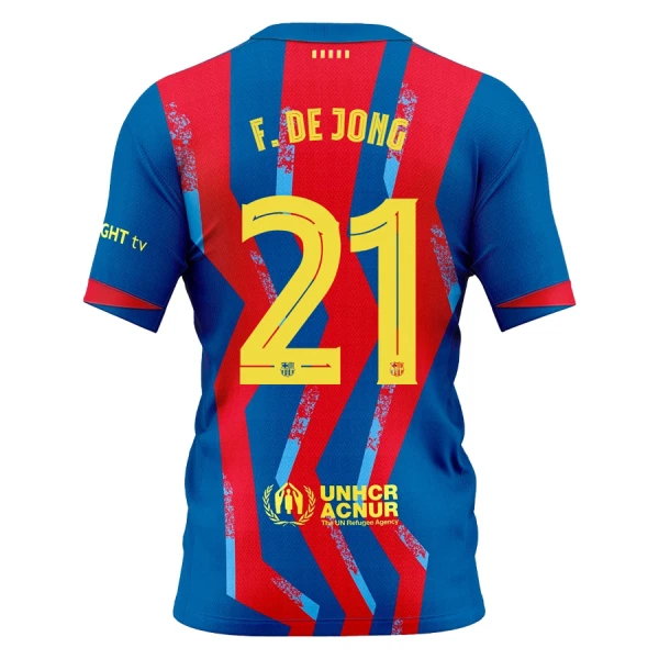 FC Barcelona Frenkie de Jong 21 Čtvrtý Dres 2025/26 FC Barcelona Frenkie de Jong 21 Čtvrtý Dres 2025/26