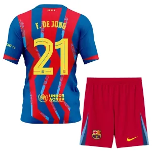 FC Barcelona Frenkie de Jong 21 Dětský Čtvrtý Dres 2025/26