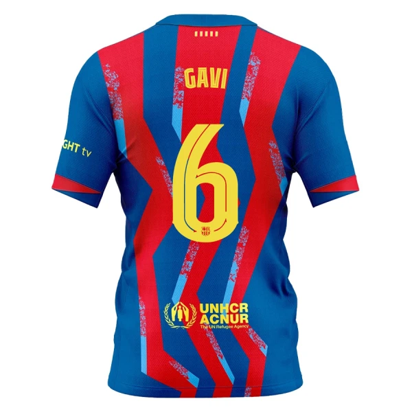 FC Barcelona Gavi 6 Dětský Čtvrtý Dres 2025/26