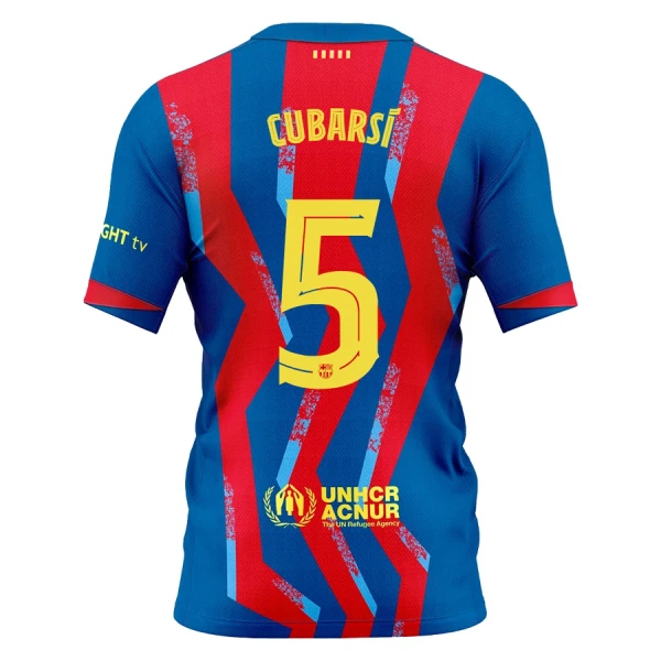 FC Barcelona Pau Cubarsí 5 Čtvrtý Dres 2025/26 FC Barcelona Pau Cubarsí 5 Čtvrtý Dres 2025/26