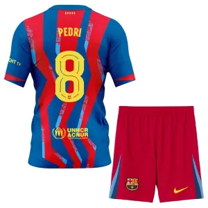 FC Barcelona Pedri 8 Dětský Čtvrtý Dres 2025/26