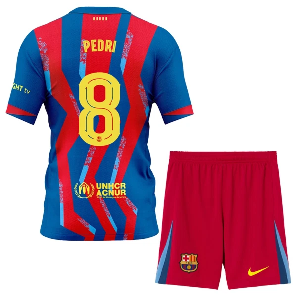 FC Barcelona Pedri 8 Dětský Čtvrtý Dres 2025/26