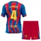 FC Barcelona R. Araújo 4 Dětský Čtvrtý Dres 2025/26