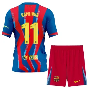 FC Barcelona Raphinha 11 Dětský Čtvrtý Dres 2025/26