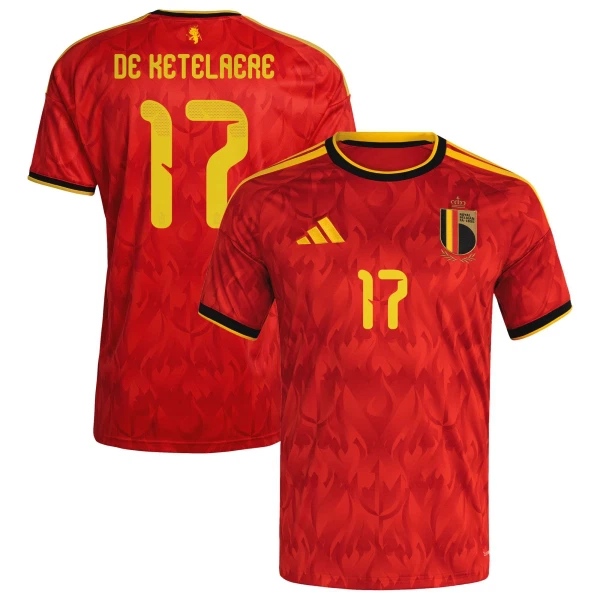 Belgie De Ketelaere 17 Domácí Dres MS 2026 Belgie De Ketelaere 17 Domácí Dres MS 2026