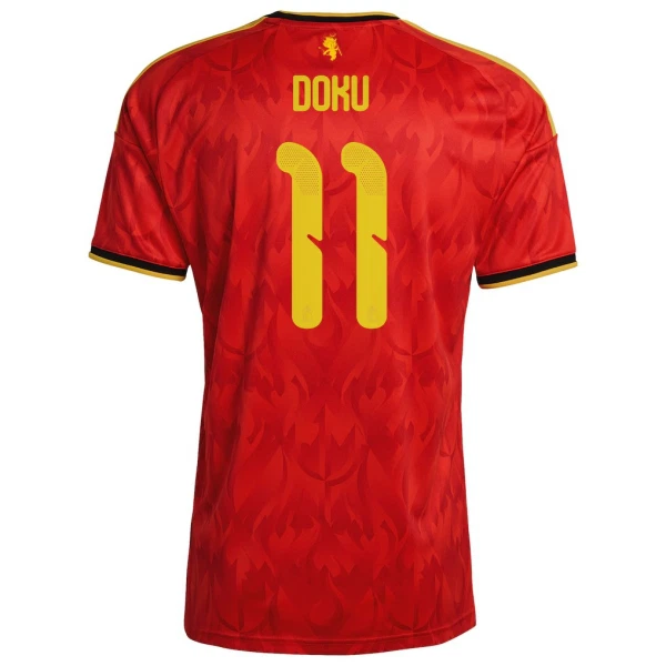 Belgie Jérémy Doku 11 Dětský Domácí Dres MS 2026