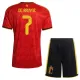 Belgie Kevin De Bruyne 7 Dětský Domácí Dres MS 2026 Belgie Kevin De Bruyne 7 Dětský Domácí Dres MS 2026
