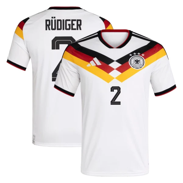 Německo Antonio Rüdiger 2 Domácí Dres MS 2026 Německo Antonio Rüdiger 2 Domácí Dres MS 2026