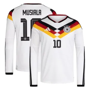 Německo Jamal Musiala 10 Domácí Dres MS 2026 - Dlouhý Rukáv