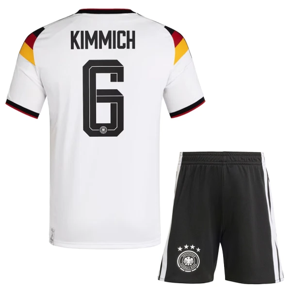 Německo Joshua Kimmich 6 Dětský Domácí Dres MS 2026 Německo Joshua Kimmich 6 Dětský Domácí Dres MS 2026