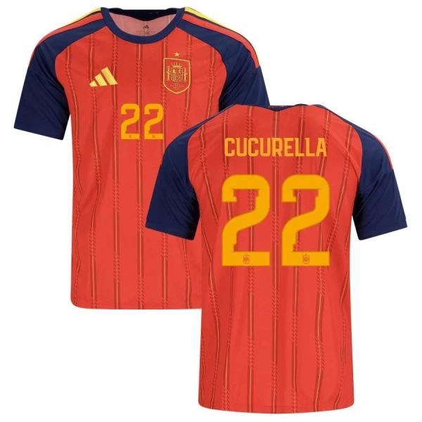 Španělsko Cucurella 22 Domácí Dres MS 2026 Španělsko Cucurella 22 Domácí Dres MS 2026