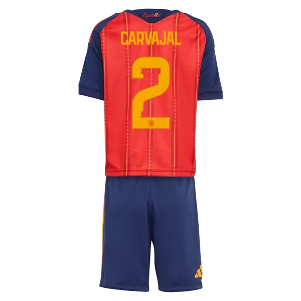 Španělsko Daniel Carvajal 2 Dětský Domácí Dres MS 2026 Španělsko Daniel Carvajal 2 Dětský Domácí Dres MS 2026