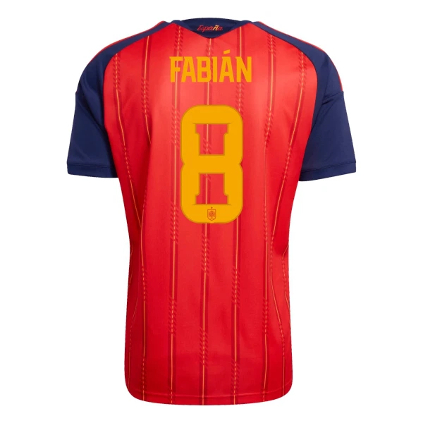 Španělsko Fabián Ruiz 8 Domácí Dres MS 2026 Španělsko Fabián Ruiz 8 Domácí Dres MS 2026