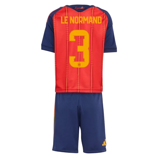 Španělsko Le Normand 3 Dětský Domácí Dres MS 2026 Španělsko Le Normand 3 Dětský Domácí Dres MS 2026