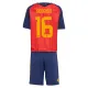 Španělsko Rodrigo 16 Dětský Domácí Dres MS 2026 Španělsko Rodrigo 16 Dětský Domácí Dres MS 2026