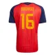 Španělsko Rodrigo 16 Domácí Dres MS 2026 Španělsko Rodrigo 16 Domácí Dres MS 2026