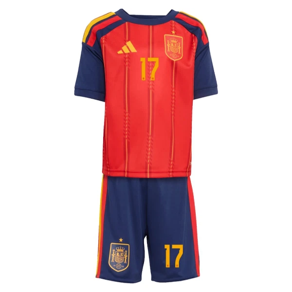 Španělsko Williams JR 17 Dětský Domácí Dres MS 2026