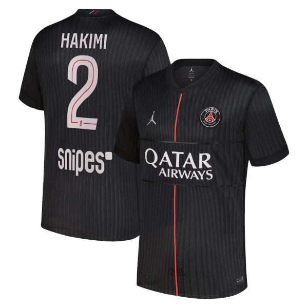 PSG Achraf Hakimi 2 Čtvrtý Dres 2025/26 Jordan PSG Achraf Hakimi 2 Čtvrtý Dres 2025/26 Jordan