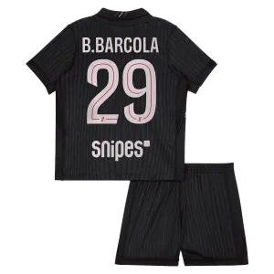 PSG B. Barcola 29 Dětský Čtvrtý Dres 2025/26 Jordan