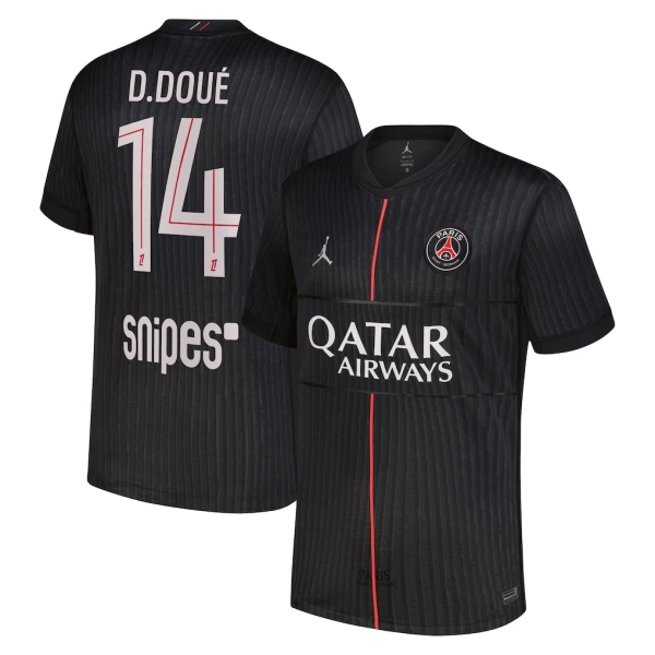 PSG Désiré Doué 14 Čtvrtý Dres 2025/26 Jordan PSG Désiré Doué 14 Čtvrtý Dres 2025/26 Jordan