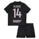 PSG Désiré Doué 14 Dětský Čtvrtý Dres 2025/26 Jordan PSG Désiré Doué 14 Dětský Čtvrtý Dres 2025/26 Jordan