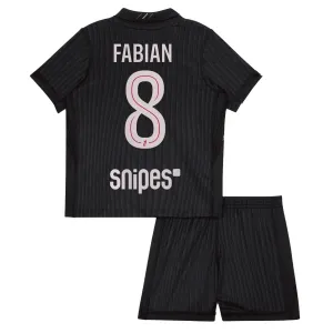 PSG Fabián Ruiz 8 Dětský Čtvrtý Dres 2025/26 Jordan