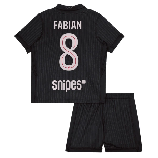 PSG Fabián Ruiz 8 Dětský Čtvrtý Dres 2025/26 Jordan