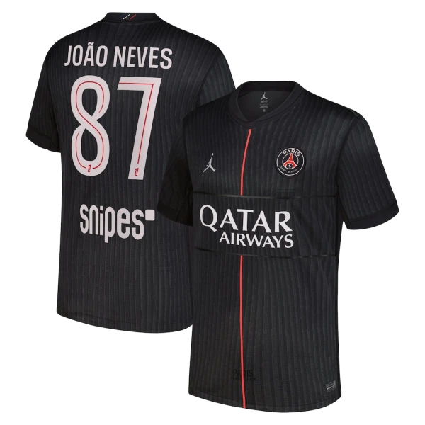 PSG João Neves 87 Čtvrtý Dres 2025/26 Jordan PSG João Neves 87 Čtvrtý Dres 2025/26 Jordan