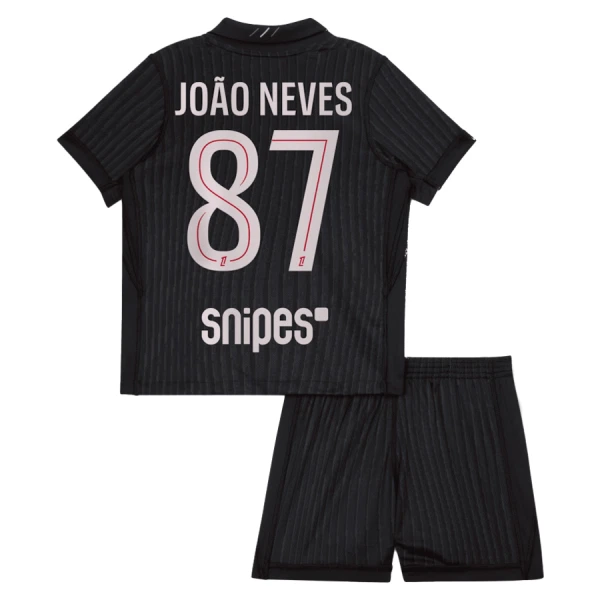 PSG João Neves 87 Dětský Čtvrtý Dres 2025/26 Jordan
