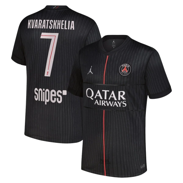 PSG Khvicha Kvaratskhelia 7 Čtvrtý Dres 2025/26 Jordan
