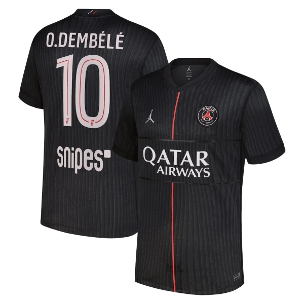 PSG Ousmane Dembélé 10 Čtvrtý Dres 2025/26 Jordan PSG Ousmane Dembélé 10 Čtvrtý Dres 2025/26 Jordan