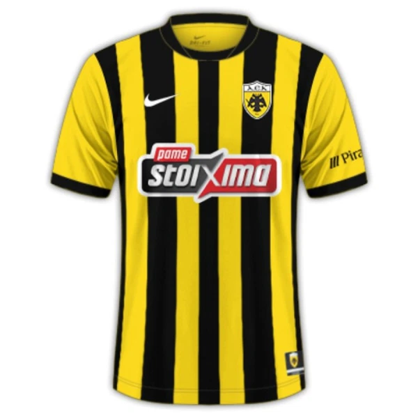 AEK Athens Domácí Dres 2025/26 AEK Athens Domácí Dres 2025/26