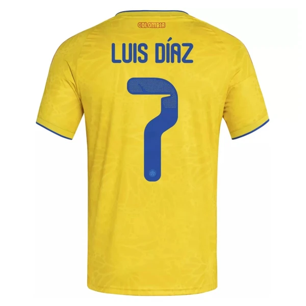 Kolumbie Luis Díaz 7 Domácí Dres MS 2026 Kolumbie Luis Díaz 7 Domácí Dres MS 2026
